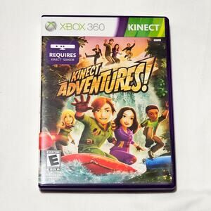 XBOX 360 Kinect preloved Kinect Adventures video game
